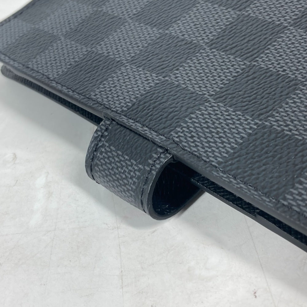 LOUIS VUITTON  R20242 ダミエグラフィット アジェンダ MM システム手帳 ステーショナリー 手帳カバー ダミエグラフィットキャンバス ユニセックス ブラック - brandshop-reference