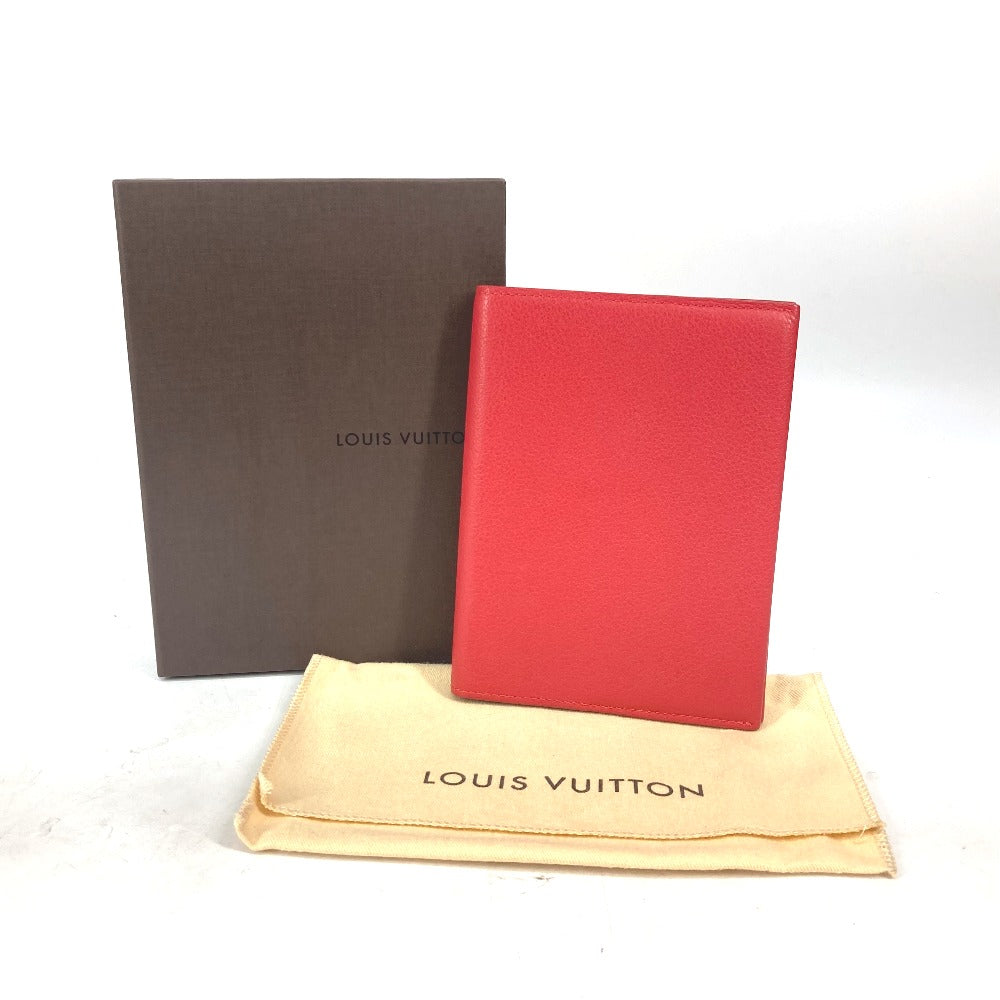 LOUIS VUITTON M58151 Couverture Carnet PM System Planner Book Cover, Stationery, Leather, Unisex, Red