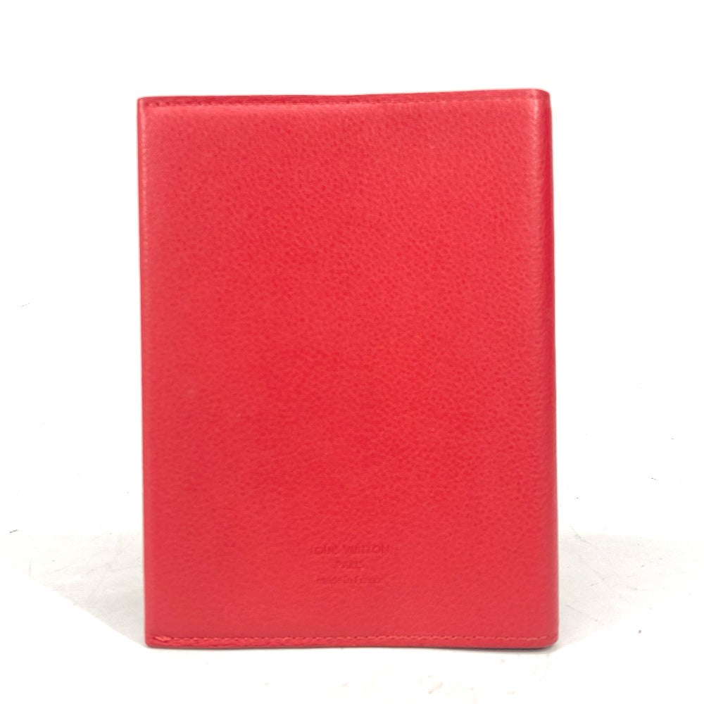 LOUIS VUITTON  M58151 クヴェルテュール・カルネPM  システム手帳 ブックカバー ステーショナリー 手帳カバー レザー ユニセックス レッド - brandshop-reference