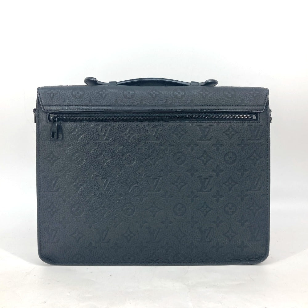 LOUIS VUITTON M20835 モノグラムトリヨン Sロック・ブリーフケース トートバッグ カバン ビジネスバッグ ハンドバッグ トリヨンレザー メンズ ノワール ブラック - brandshop-reference