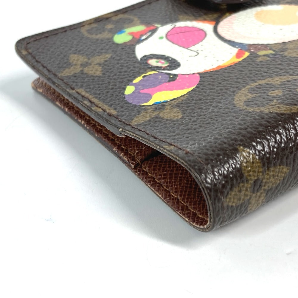 LOUIS VUITTON R20011 モノグラム パンダ アジェンダPM 村上隆コラボ 手帳カバー モノグラムキャンバス レディース ブラウン - brandshop-reference