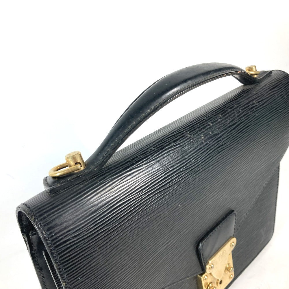 LOUIS VUITTON M52122 エピ モンソー カバン ビジネスバッグ ハンドバッグ エピレザー メンズ ノワール ブラック - brandshop-reference