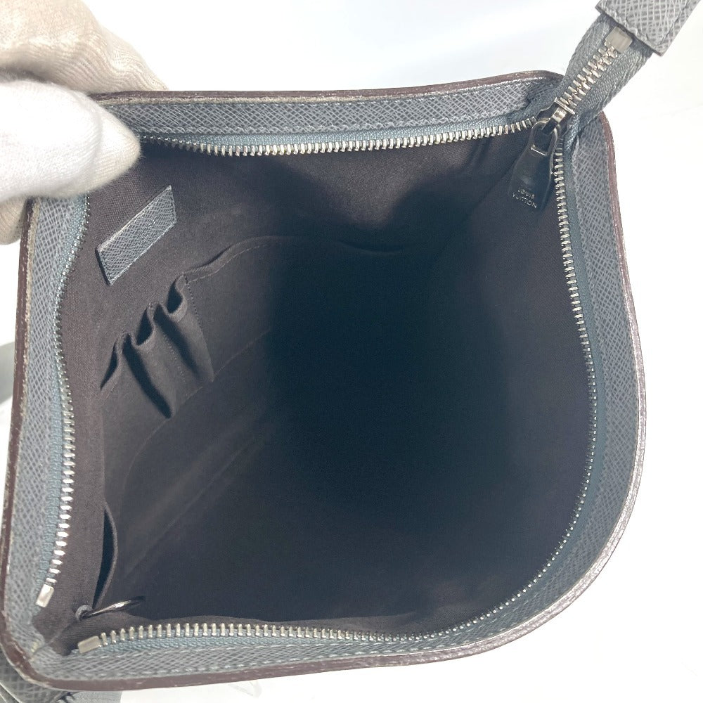 LOUIS VUITTON M32630 タイガ サシャ カバン 斜め掛け ポシェット ショルダーバッグ タイガレザー メンズ グラシエ グレー - brandshop-reference