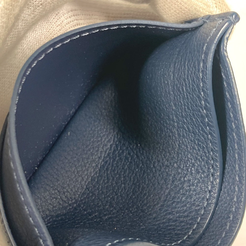 LOUIS VUITTON M83700 モノグラムシャドウ ポルト カルト・ダブル 名刺入れ パスケース カードケース モノグラムシャドウレザー ユニセックス ブルーマリーヌ ネイビー - brandshop-reference