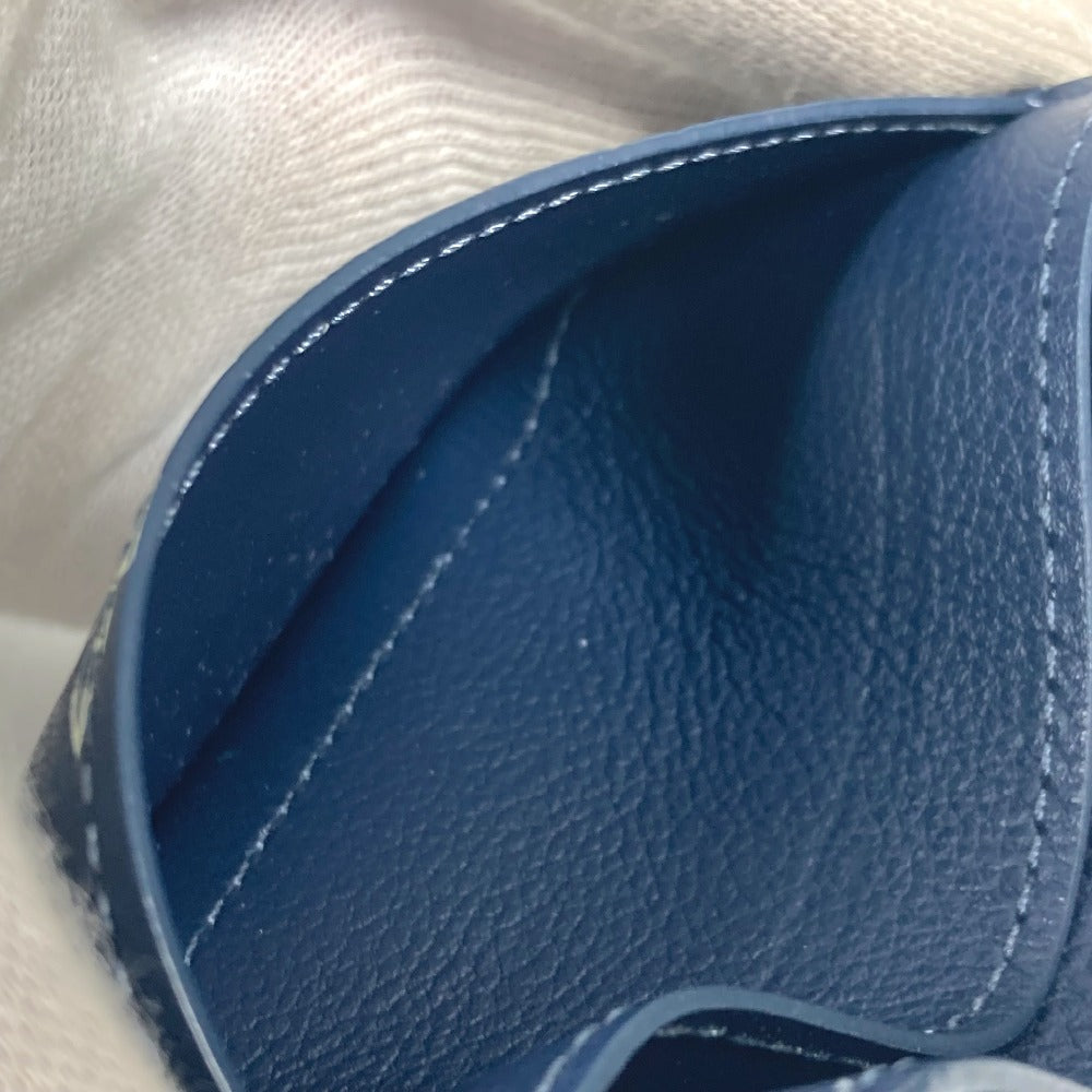 LOUIS VUITTON M83700 モノグラムシャドウ ポルト カルト・ダブル 名刺入れ パスケース カードケース モノグラムシャドウレザー ユニセックス ブルーマリーヌ ネイビー - brandshop-reference