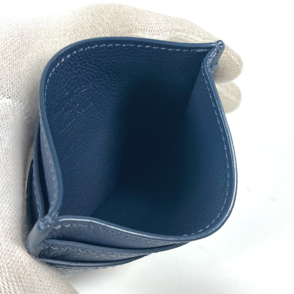 LOUIS VUITTON M83700 モノグラムシャドウ ポルト カルト・ダブル 名刺入れ パスケース カードケース モノグラムシャドウレザー ユニセックス ブルーマリーヌ ネイビー - brandshop-reference