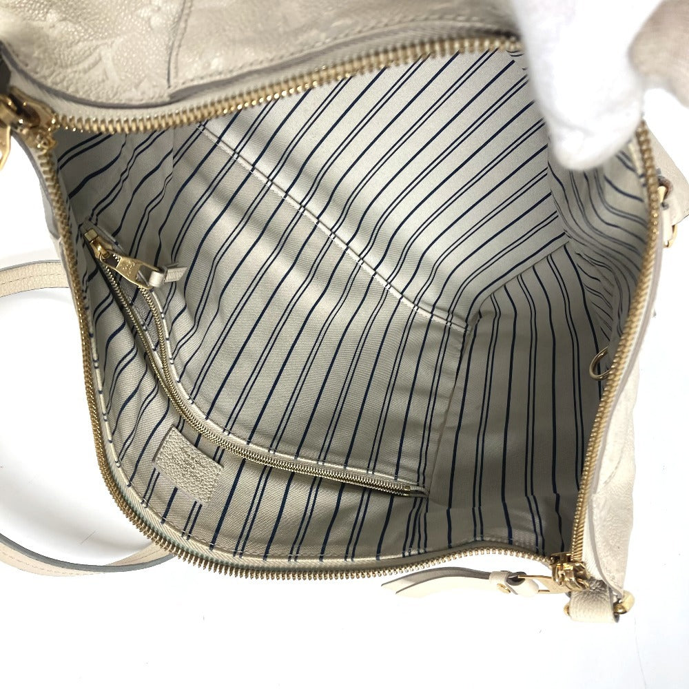 LOUIS VUITTON M93411 モノグラムアンプラント ルミニューズPM カバン トートバッグ 肩掛け ショルダーバッグ モノグラムアンプラントレザー レディース ネージュ ホワイト - brandshop-reference