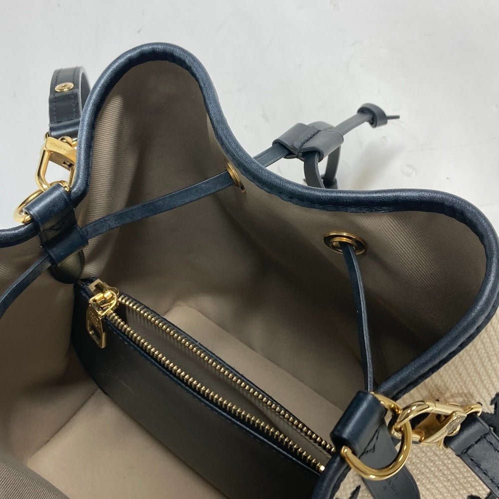 LOUIS VUITTON M23080 モノグラムバイザプール ネオノエMM カバン ショルダーバッグ 斜め掛け 巾着 ショルダーバッグ コットン レディース ノワール ブラック - brandshop-reference