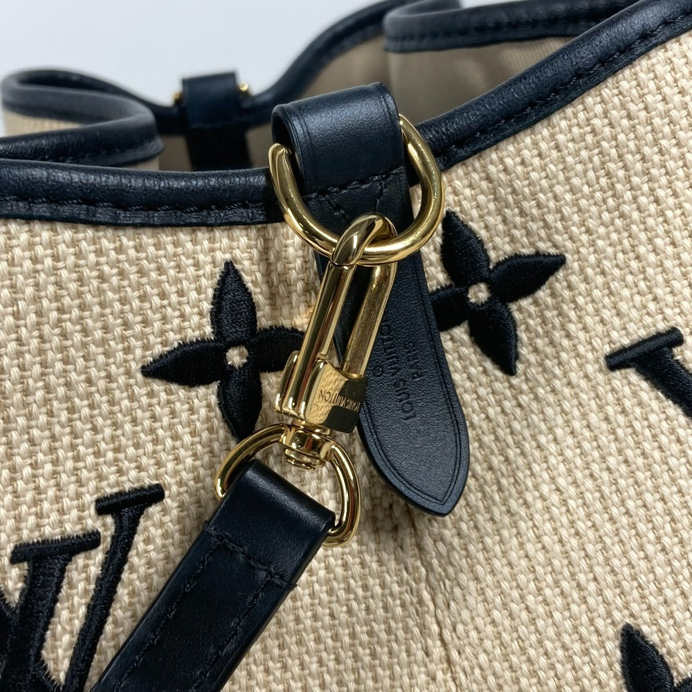 LOUIS VUITTON M23080 モノグラムバイザプール ネオノエMM カバン ショルダーバッグ 斜め掛け 巾着 ショルダーバッグ コットン レディース ノワール ブラック - brandshop-reference