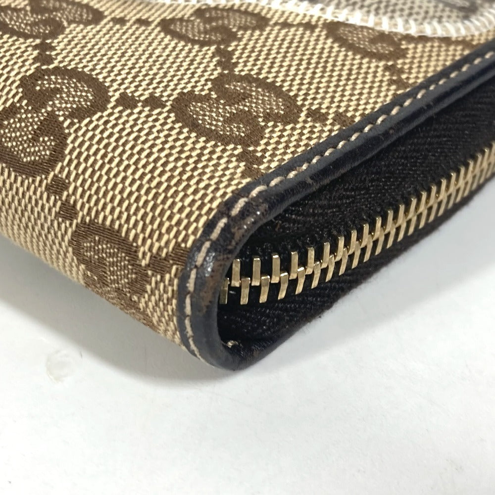 GUCCI 233152 GG グッチョリ チワワ 犬 手帳ケース システム手帳 ラウンドファスナー 手帳カバー GGキャンバス/レザー ユニセックス ベージュ - brandshop-reference