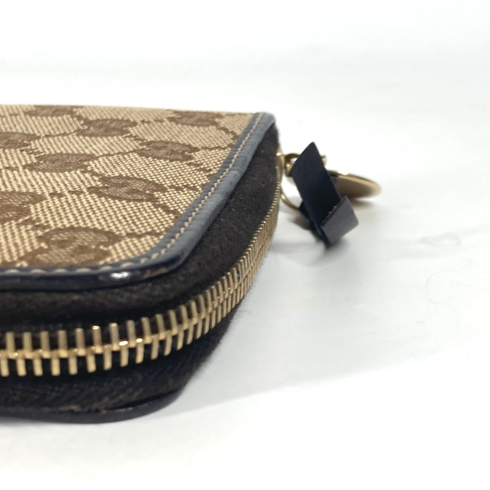 GUCCI 233152 GG グッチョリ チワワ 犬 手帳ケース システム手帳 ラウンドファスナー 手帳カバー GGキャンバス/レザー ユニセックス ベージュ - brandshop-reference