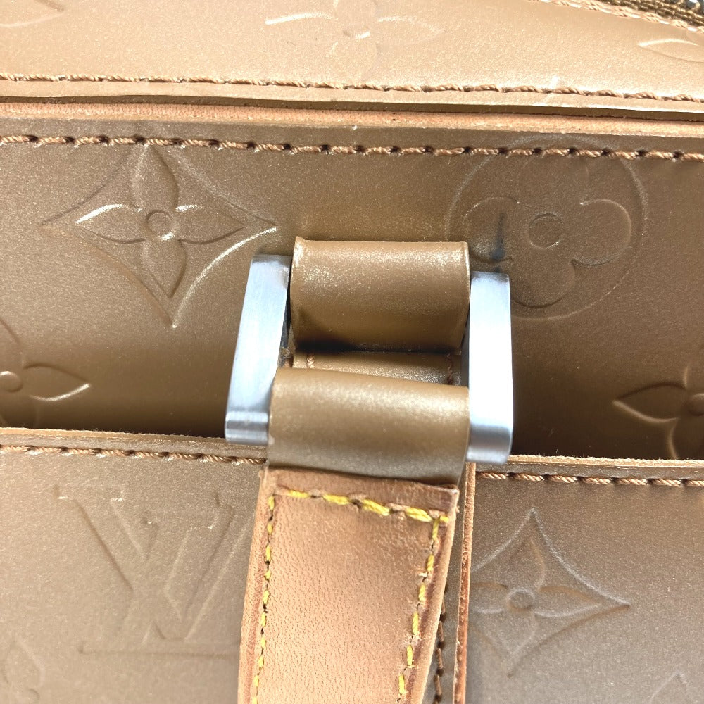 LOUIS VUITTON M55177 모노그램 매트 쉘튼 백 토트백 핸드백 모노그램 매트 가죽 여성 암브레 베이지