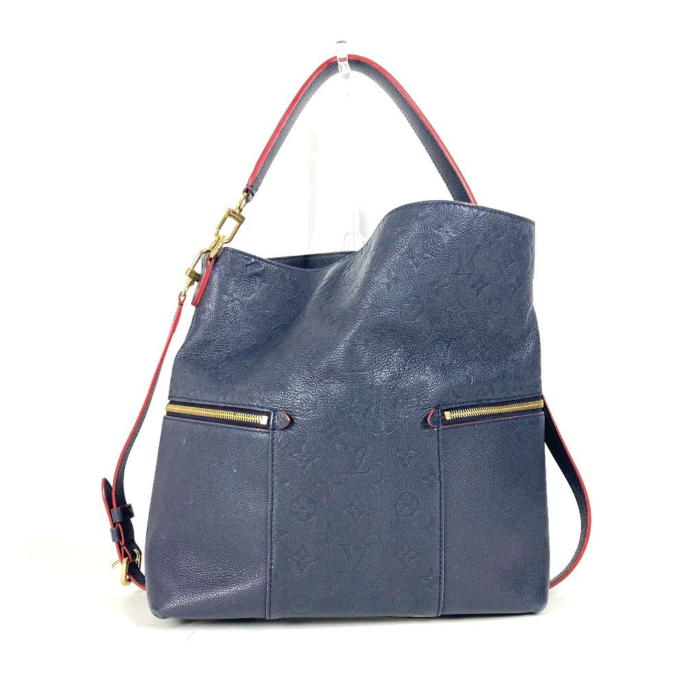LOUIS VUITTON M44012 モノグラムアンプラント メリー  2WAYバッグ 肩掛け トートバッグ ショルダーバッグ モノグラムアンプラントレザー レディース マリーヌルージュ ネイビー - brandshop-reference