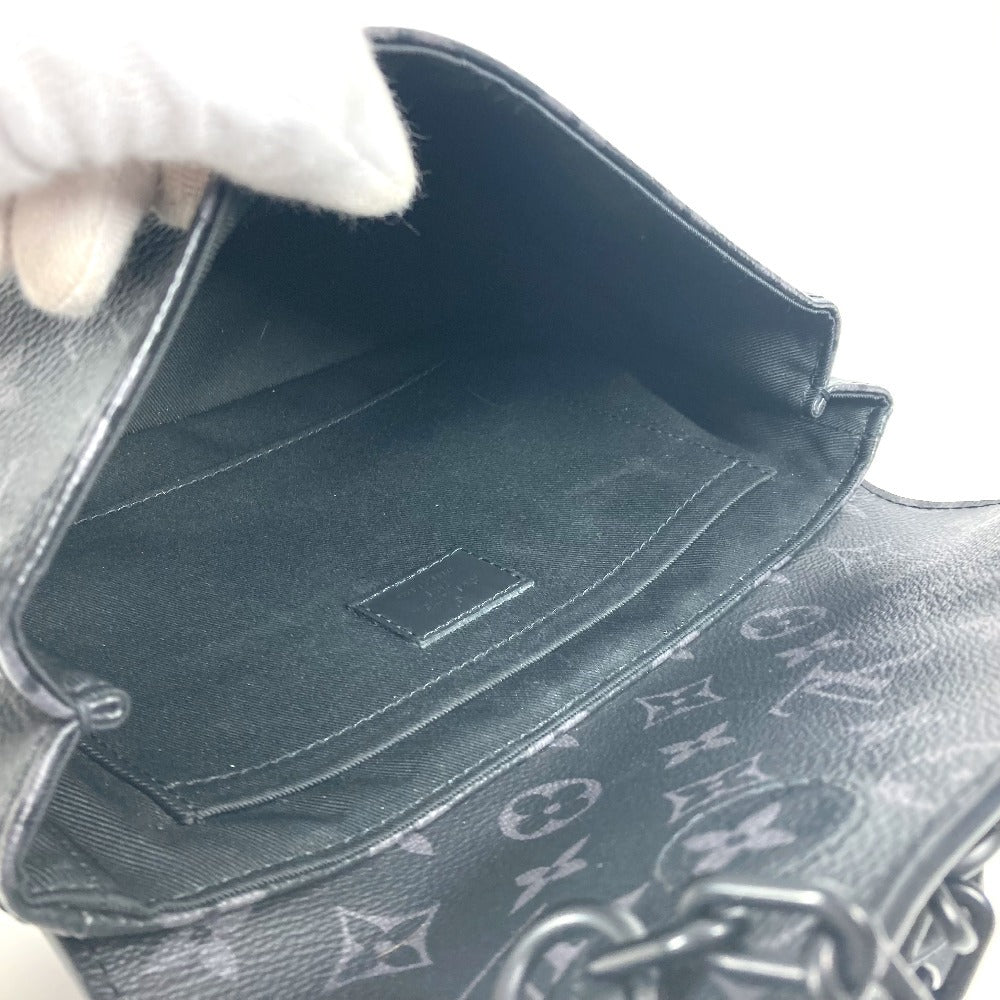 LOUIS VUITTON M46953  モノグラムエクリプス スティーマー PM カバン 2WAYバッグ ショルダーバッグ 斜め掛け ハンドバッグ モノグラムエクリプスキャンバス ユニセックス ブラック - brandshop-reference