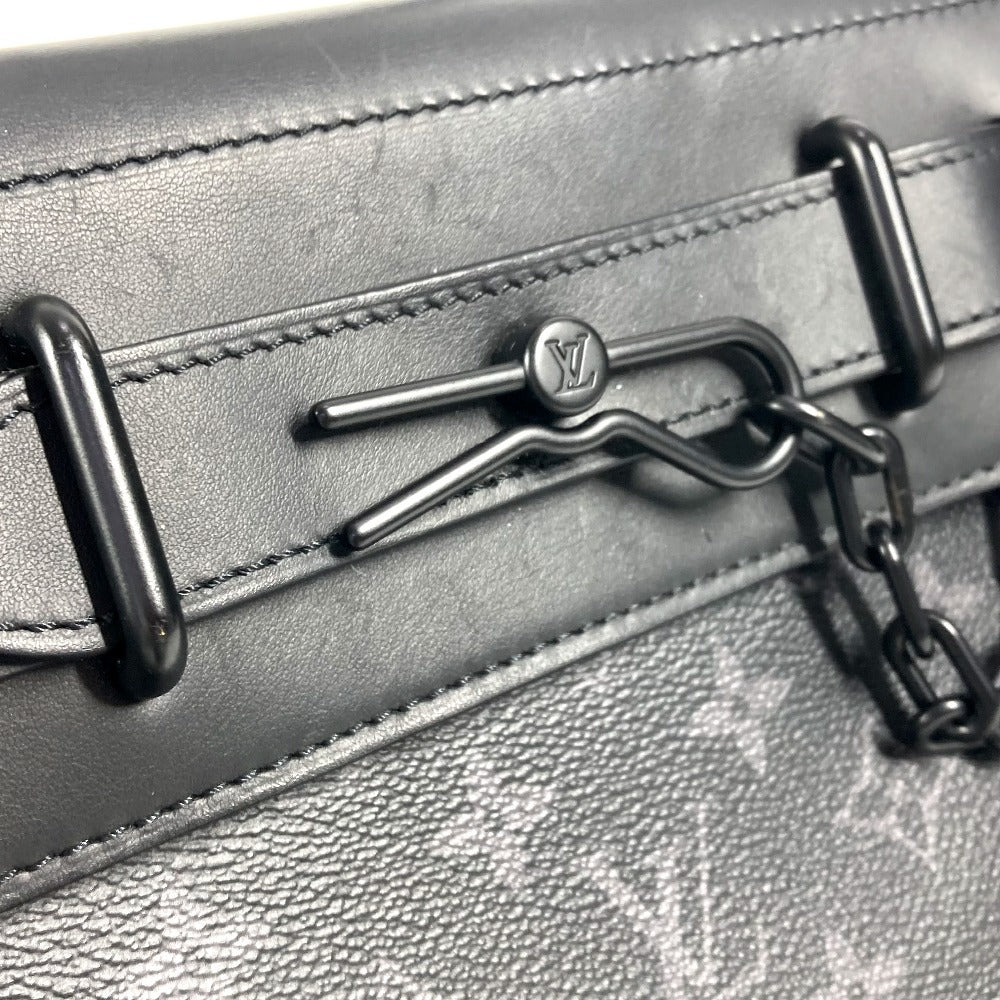 LOUIS VUITTON M46953  モノグラムエクリプス スティーマー PM カバン 2WAYバッグ ショルダーバッグ 斜め掛け ハンドバッグ モノグラムエクリプスキャンバス ユニセックス ブラック - brandshop-reference