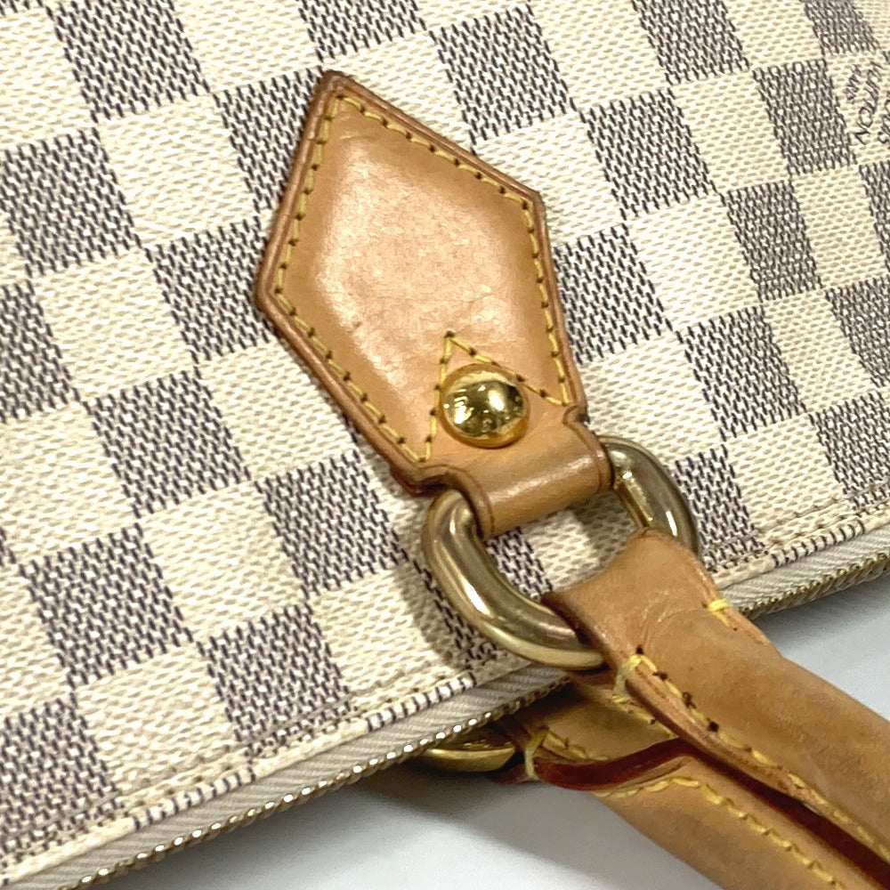 LOUIS VUITTON N51185  ダミエアズール サレヤMM  カバン 肩掛け トートバッグ ショルダーバッグ ダミエアズールキャンバス レディース ホワイト - brandshop-reference