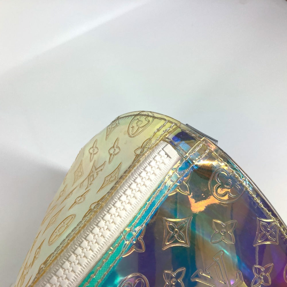 LOUIS VUITTON M53271 モノグラムプリズム  キーポル・バンドリエール50  カバン 旅行バッグ ショルダーバッグ ボストンバッグ レザー ユニセックス オーロラ クリア - brandshop-reference