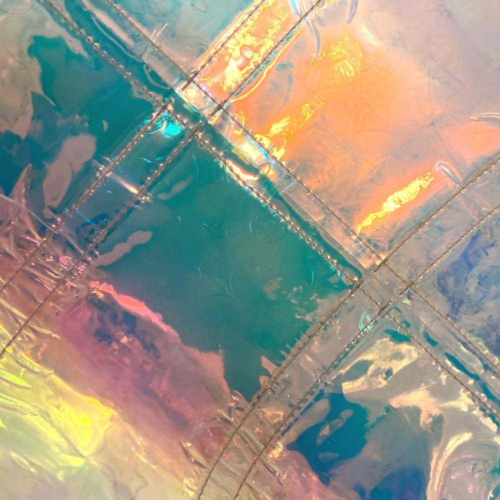 LOUIS VUITTON M53271 モノグラムプリズム  キーポル・バンドリエール50  カバン 旅行バッグ ショルダーバッグ ボストンバッグ レザー ユニセックス オーロラ クリア - brandshop-reference