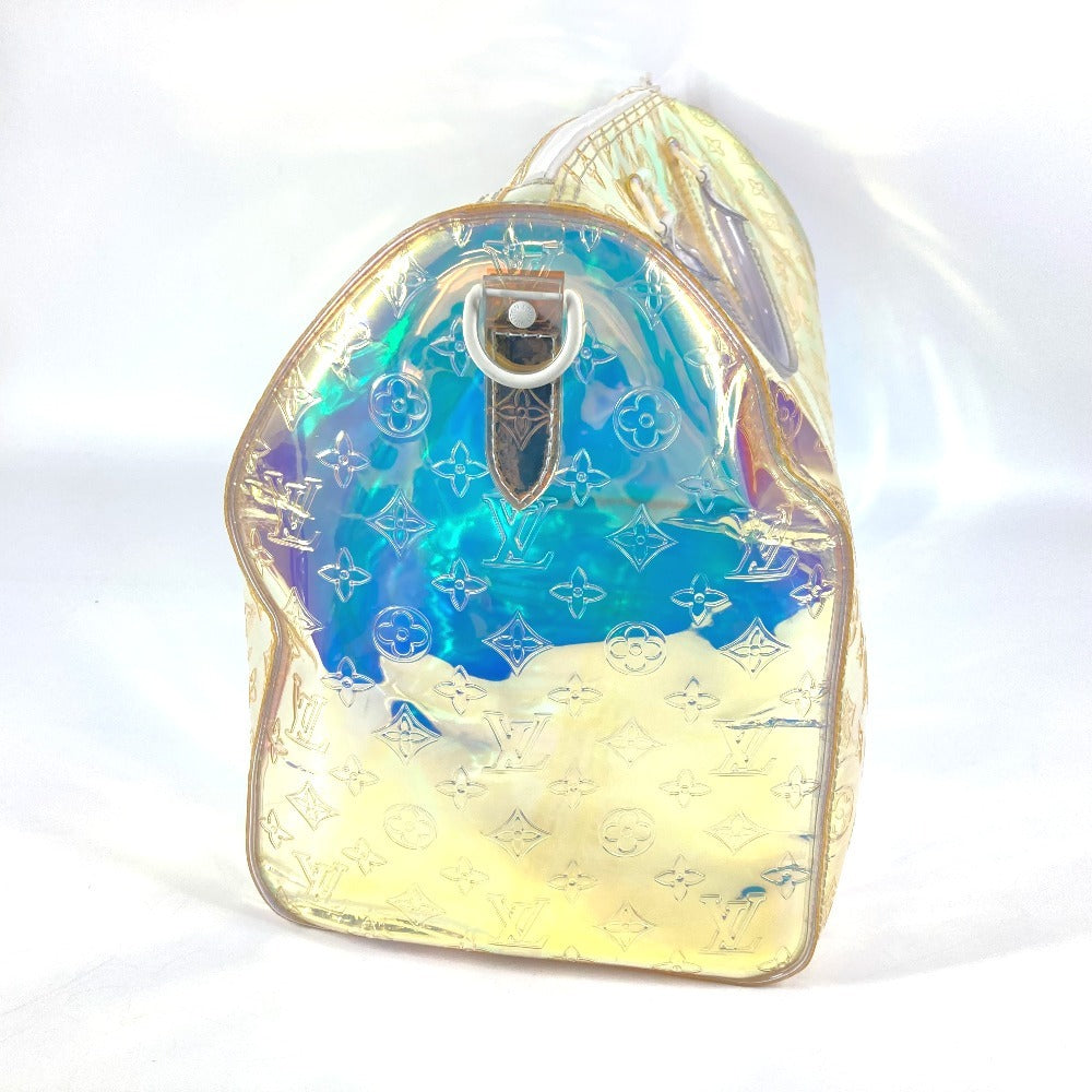 LOUIS VUITTON M53271 モノグラムプリズム  キーポル・バンドリエール50  カバン 旅行バッグ ショルダーバッグ ボストンバッグ レザー ユニセックス オーロラ クリア - brandshop-reference