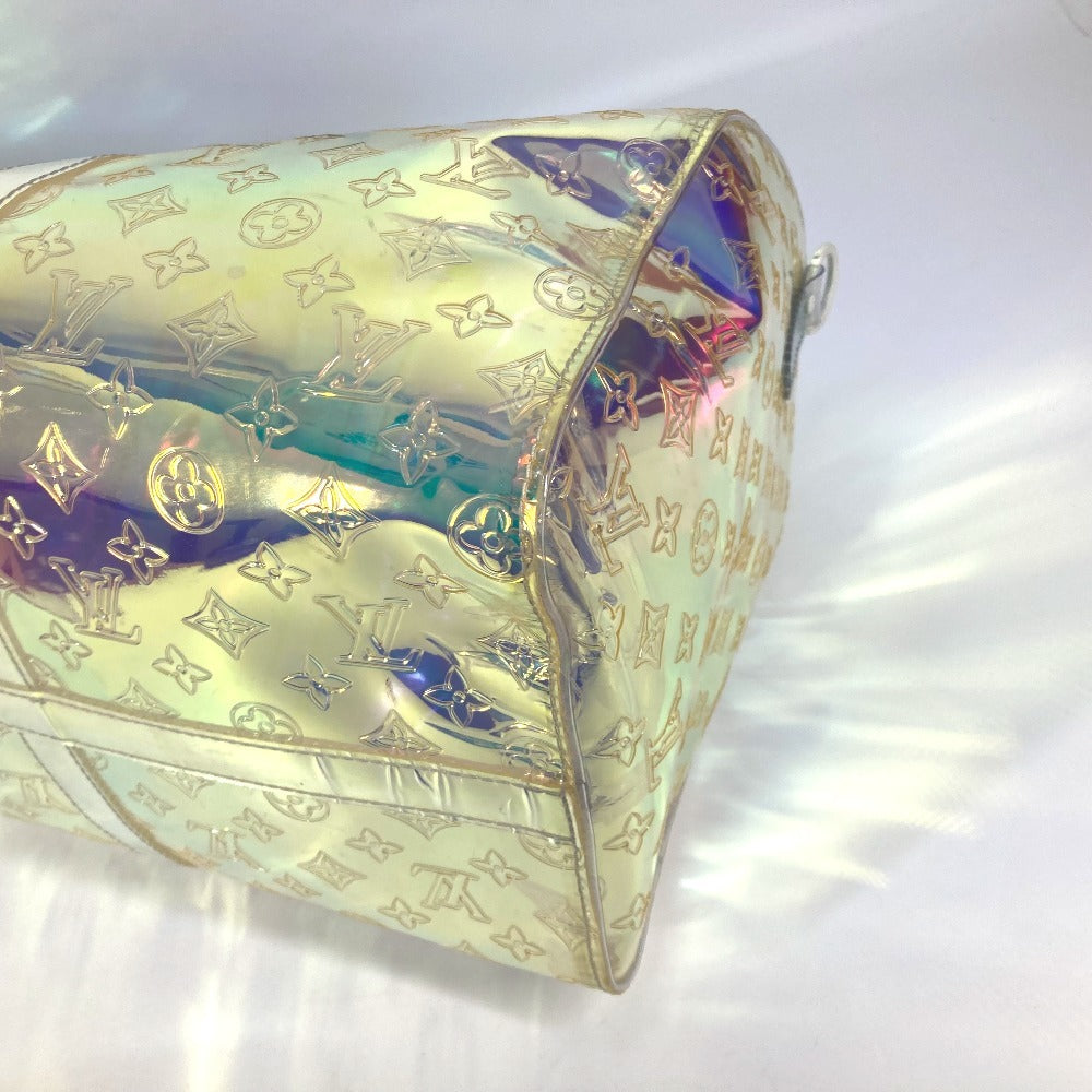LOUIS VUITTON M53271 モノグラムプリズム  キーポル・バンドリエール50  カバン 旅行バッグ ショルダーバッグ ボストンバッグ レザー ユニセックス オーロラ クリア - brandshop-reference