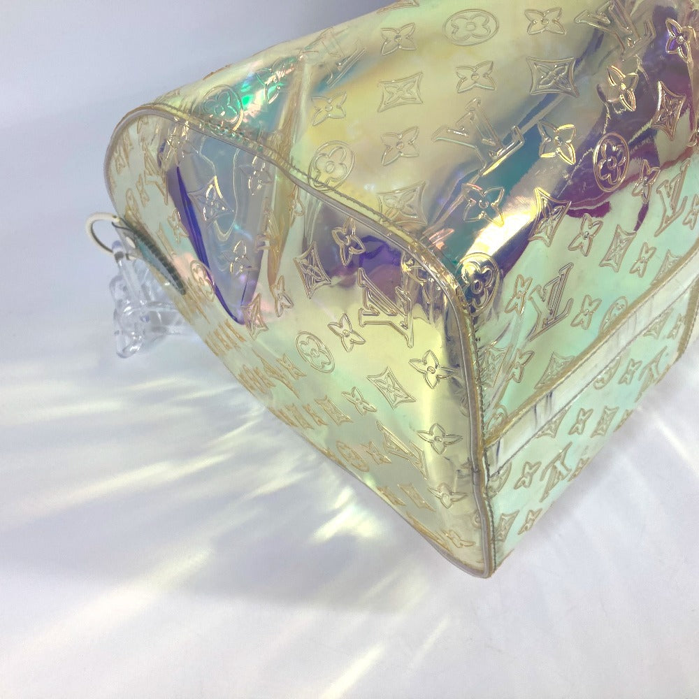 LOUIS VUITTON M53271 モノグラムプリズム  キーポル・バンドリエール50  カバン 旅行バッグ ショルダーバッグ ボストンバッグ レザー ユニセックス オーロラ クリア - brandshop-reference