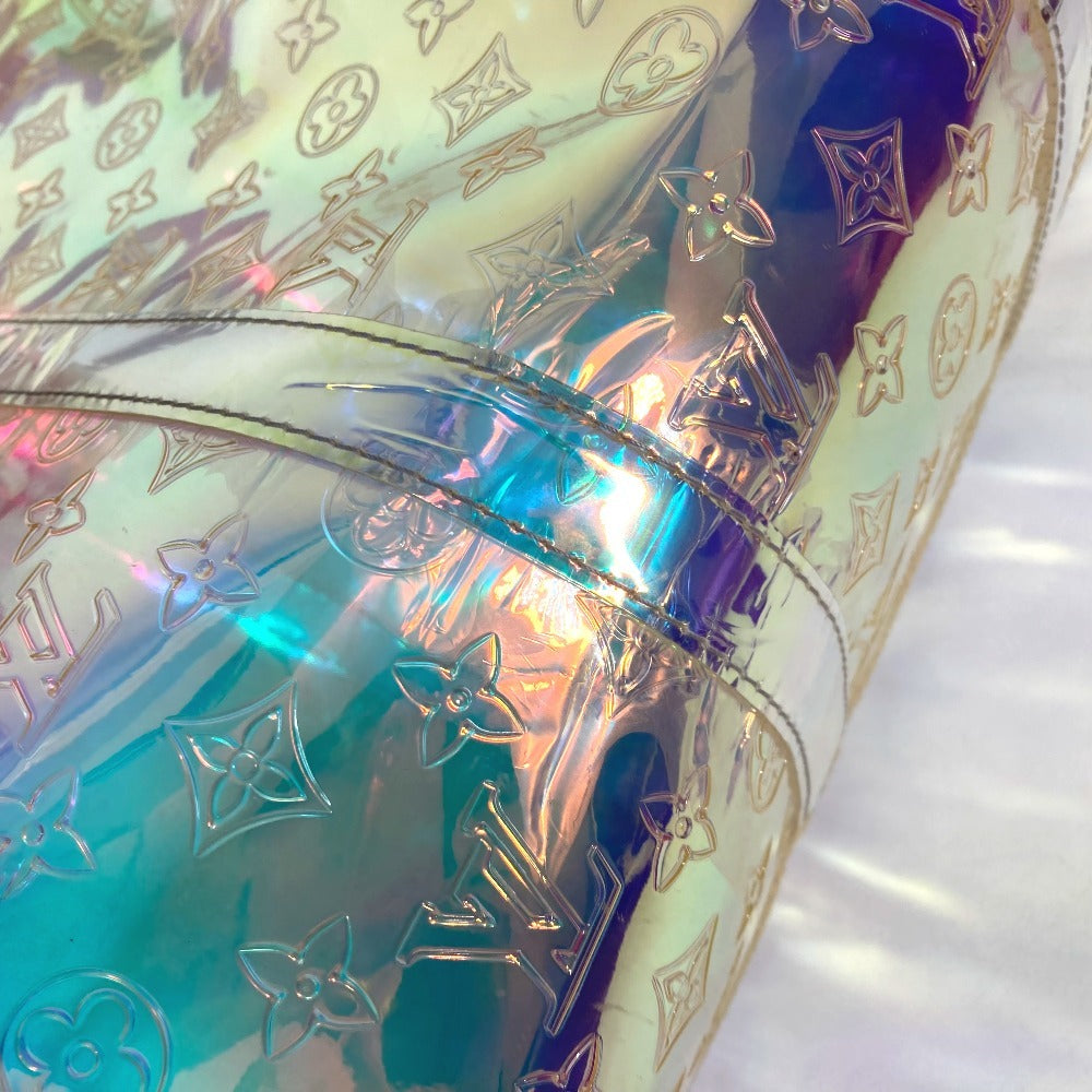 LOUIS VUITTON M53271 モノグラムプリズム  キーポル・バンドリエール50  カバン 旅行バッグ ショルダーバッグ ボストンバッグ レザー ユニセックス オーロラ クリア - brandshop-reference