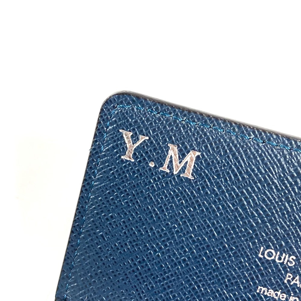 LOUIS VUITTON M64022 タイガ アンヴェロップ カルト ドゥ ヴィジット MM 名刺入れ パスケース  カードケース タイガレザー ユニセックス オセアン ネイビー - brandshop-reference