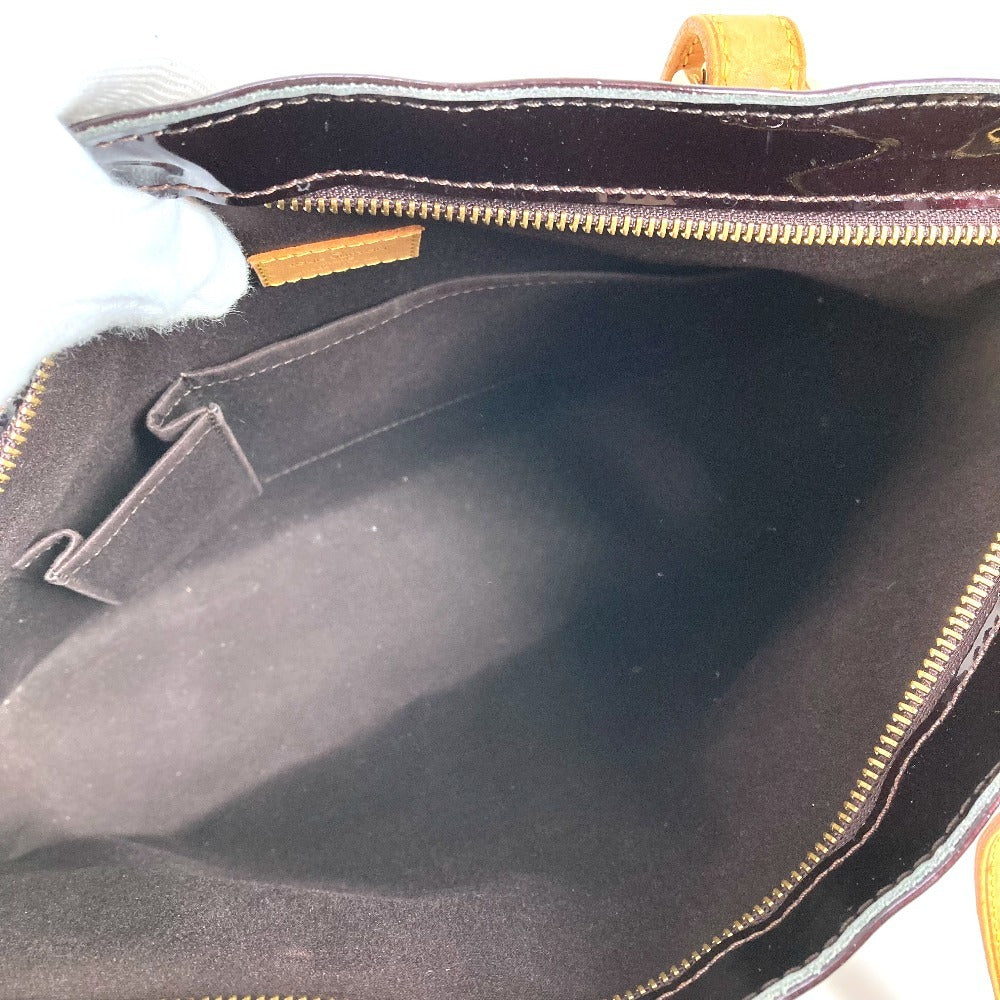 LOUIS VUITTON M91994 モノグラムヴェルニ ブレントウッド カバン フラップ トートバッグ 肩掛け ショルダーバッグ モノグラムヴェルニキャンバス レディース アマラント パープル - brandshop-reference