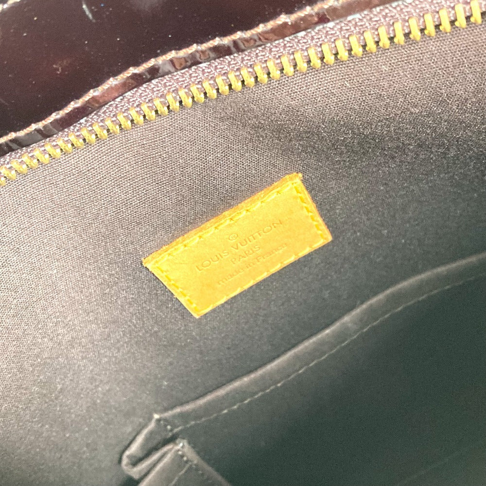 LOUIS VUITTON M91994 モノグラムヴェルニ ブレントウッド カバン フラップ トートバッグ 肩掛け ショルダーバッグ モノグラムヴェルニキャンバス レディース アマラント パープル - brandshop-reference