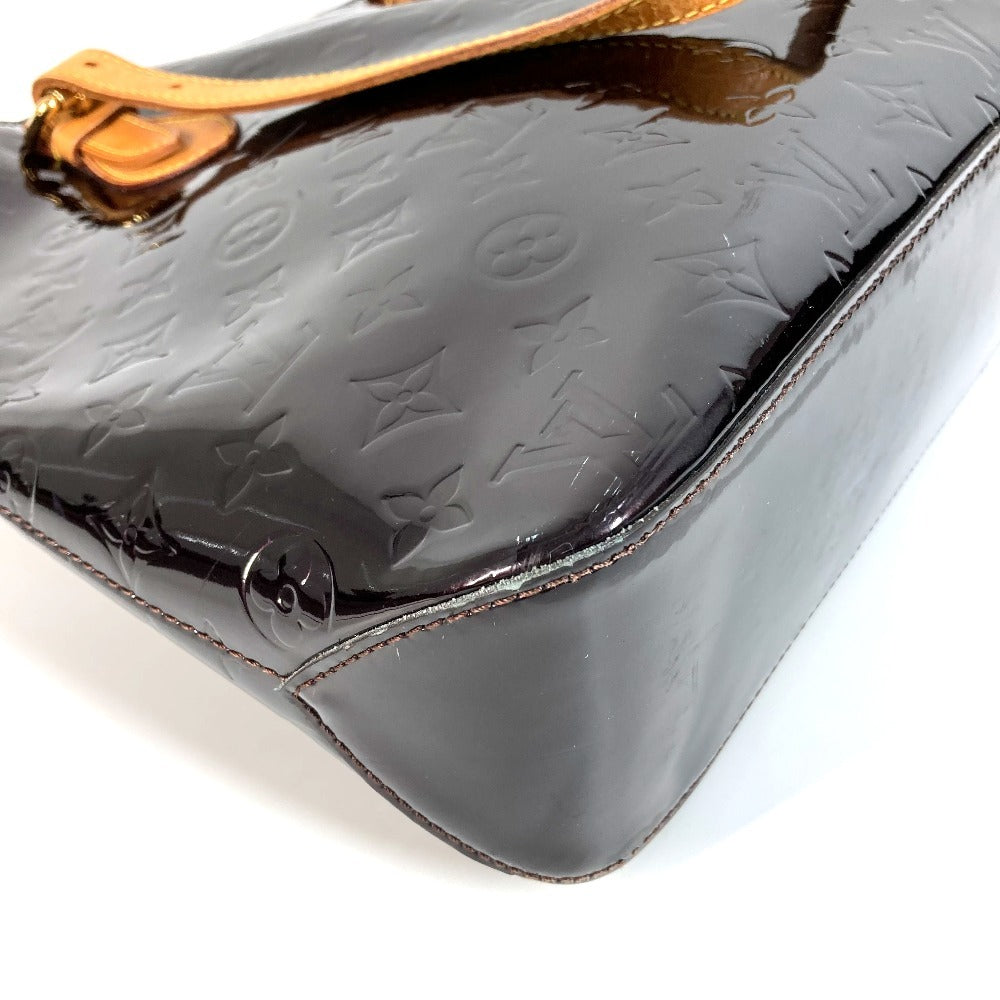 LOUIS VUITTON M91994 モノグラムヴェルニ ブレントウッド カバン フラップ トートバッグ 肩掛け ショルダーバッグ モノグラムヴェルニキャンバス レディース アマラント パープル - brandshop-reference