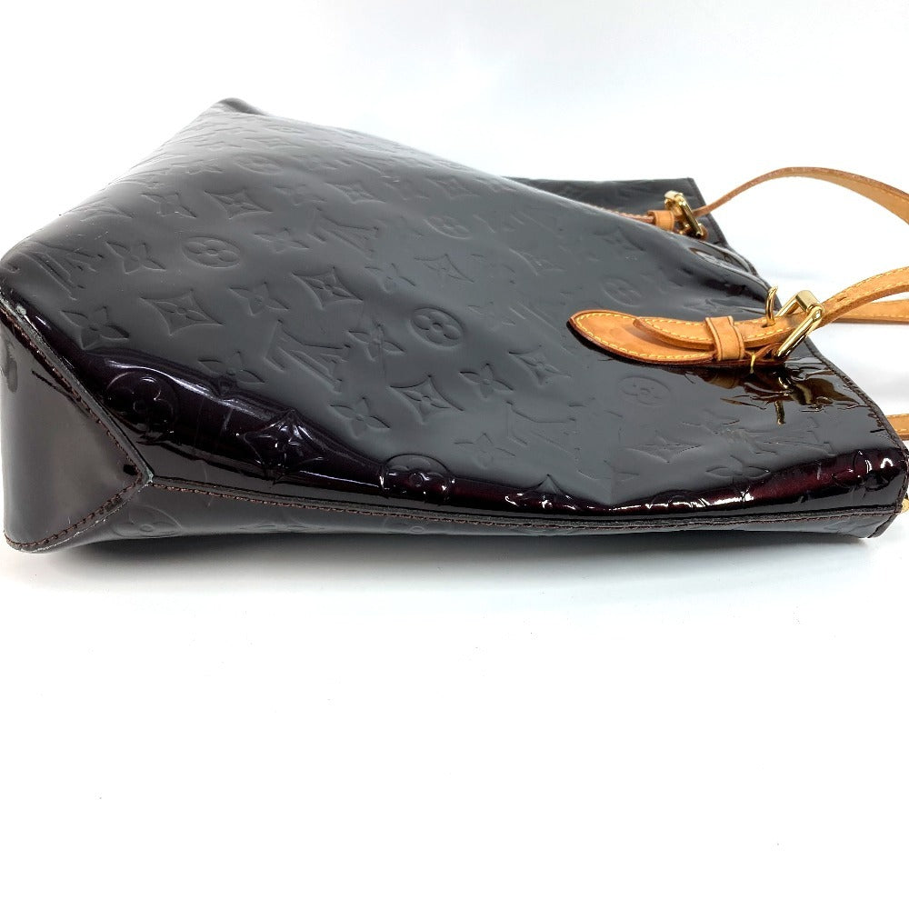 LOUIS VUITTON M91994 モノグラムヴェルニ ブレントウッド カバン フラップ トートバッグ 肩掛け ショルダーバッグ モノグラムヴェルニキャンバス レディース アマラント パープル - brandshop-reference