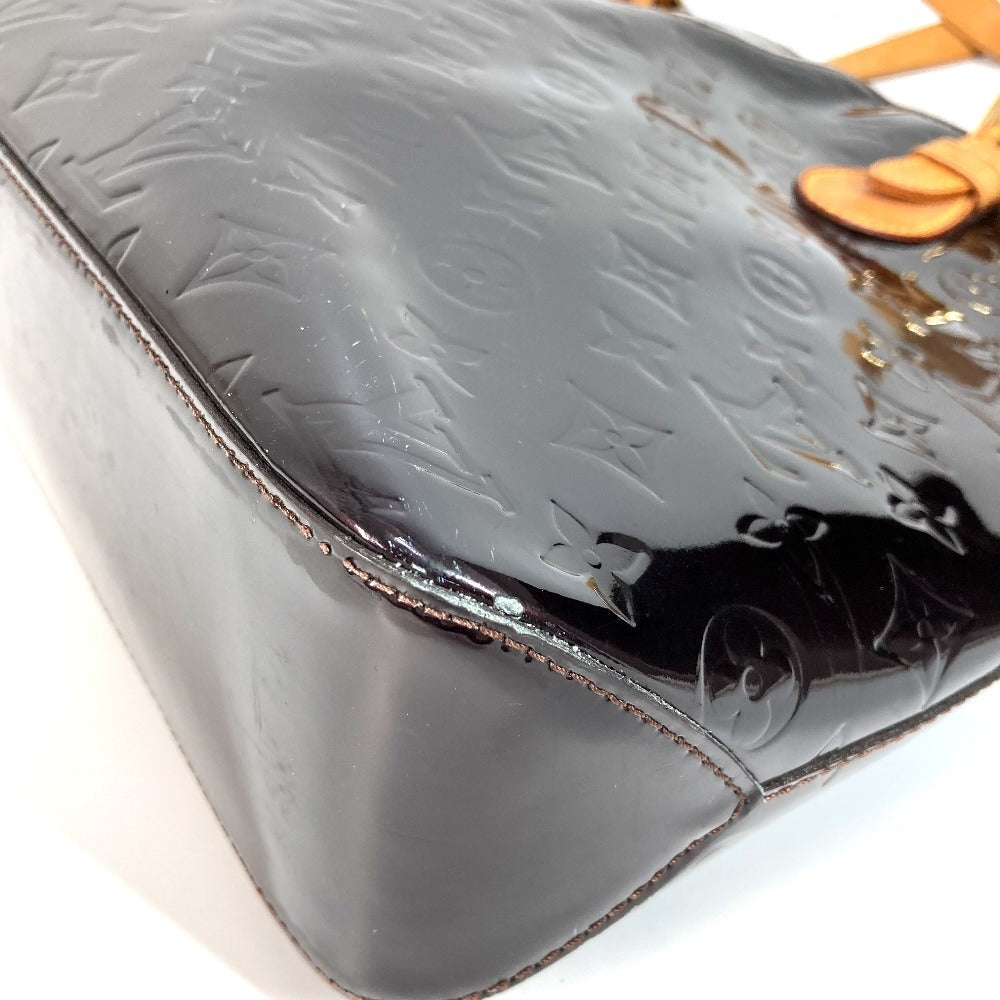 LOUIS VUITTON M91994 モノグラムヴェルニ ブレントウッド カバン フラップ トートバッグ 肩掛け ショルダーバッグ モノグラムヴェルニキャンバス レディース アマラント パープル - brandshop-reference