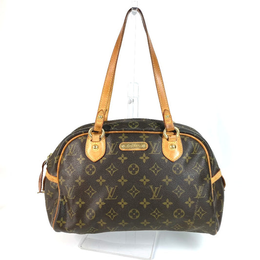 LOUIS VUITTON M95565 モノグラム モントルグイユPM カバン 肩掛け ボストンバッグ ハンドバッグ ショルダーバッグ モノグラムキャンバス レディース ブラウン - brandshop-reference