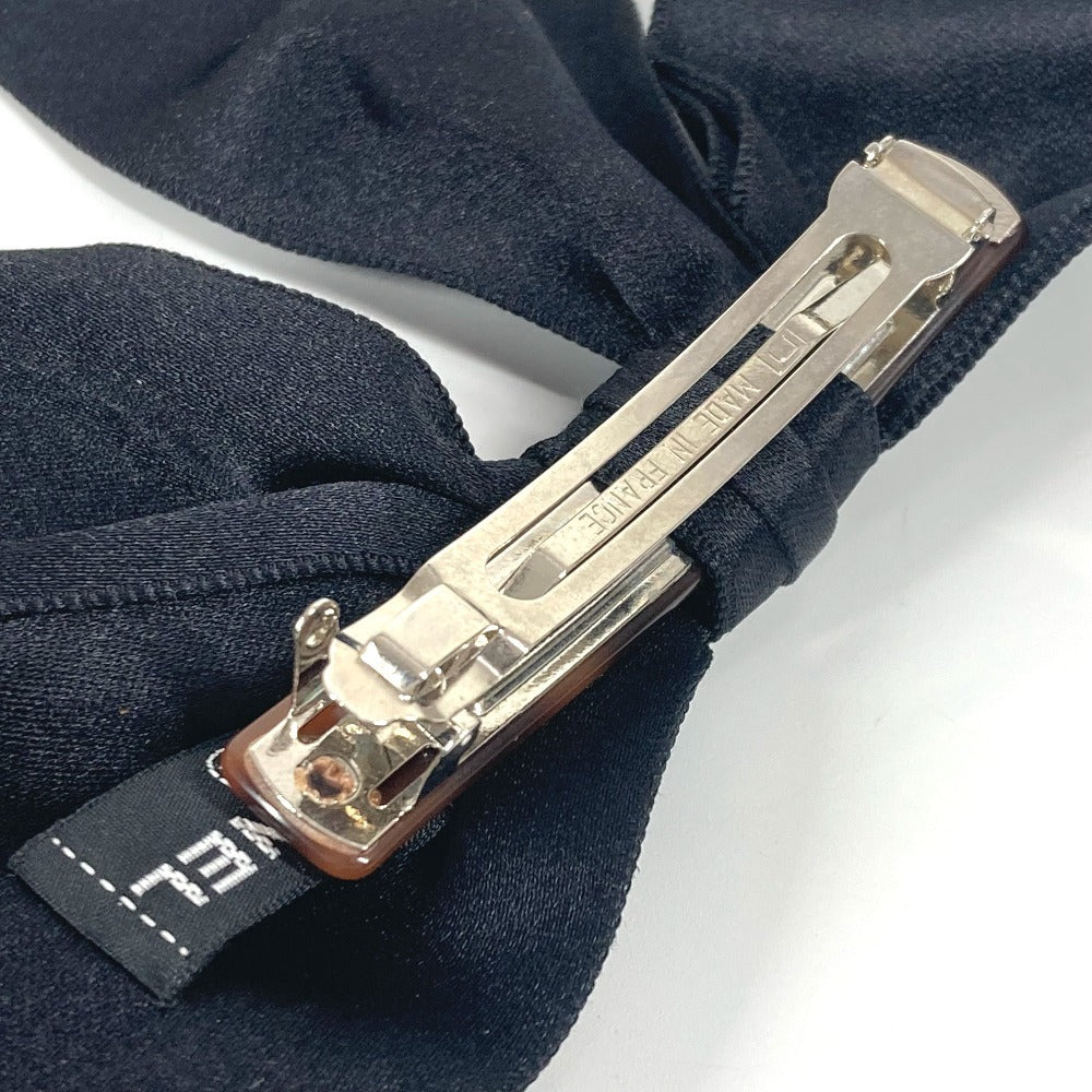 CHANEL アクセサリー リボン リボン ヘアアクセサリー ヘアクリップ バレッタ サテン レディース ブラック - brandshop-reference