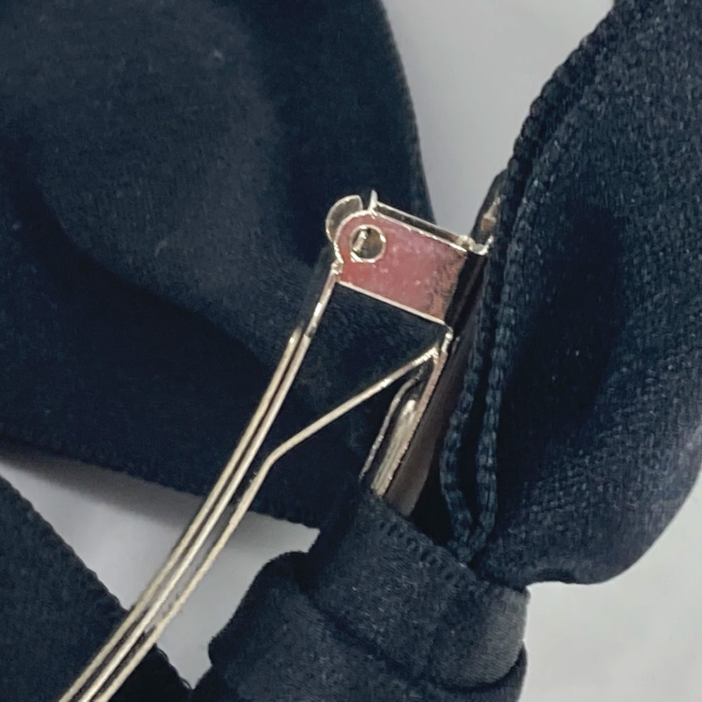 CHANEL アクセサリー リボン リボン ヘアアクセサリー ヘアクリップ バレッタ サテン レディース ブラック - brandshop-reference