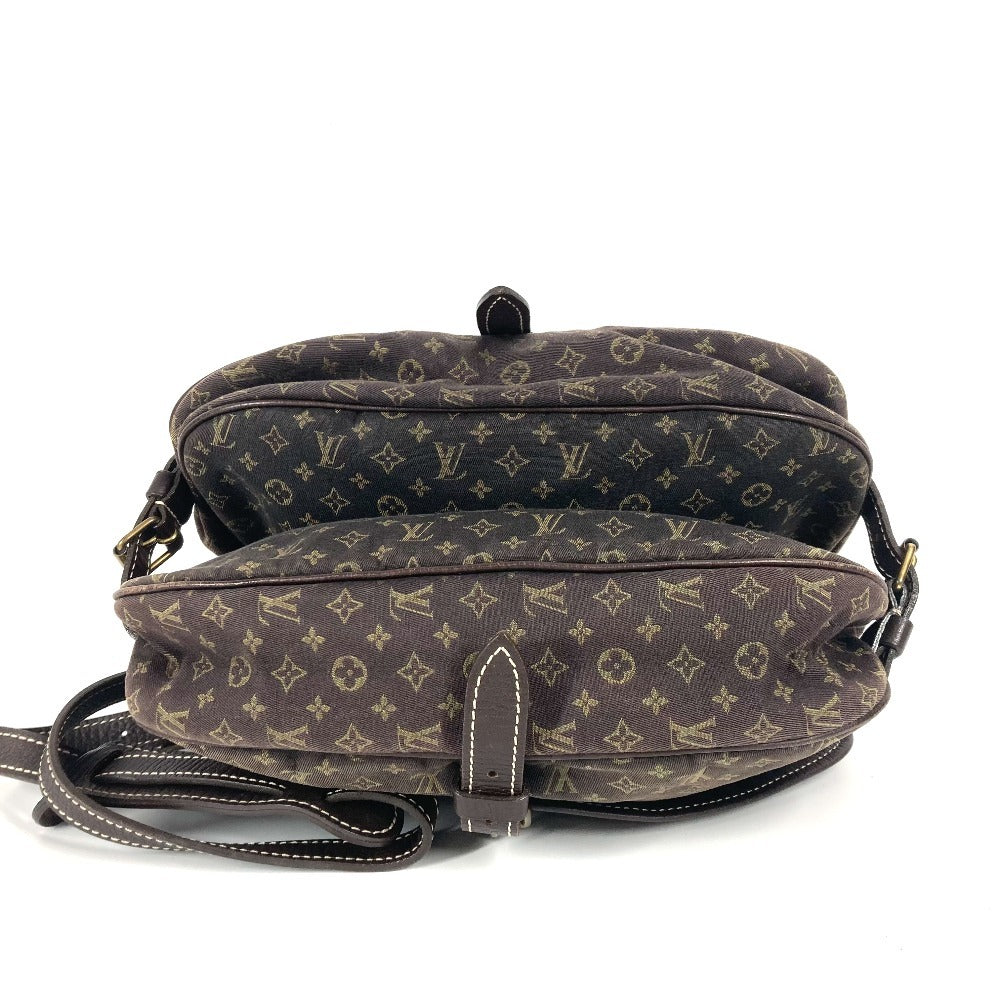 LOUIS VUITTON M95227  モノグラムミニラン ソミュール30  カバン 斜め掛け ショルダーバッグ モノグラムミニランキャンバス レディース フザン ブラウン - brandshop-reference