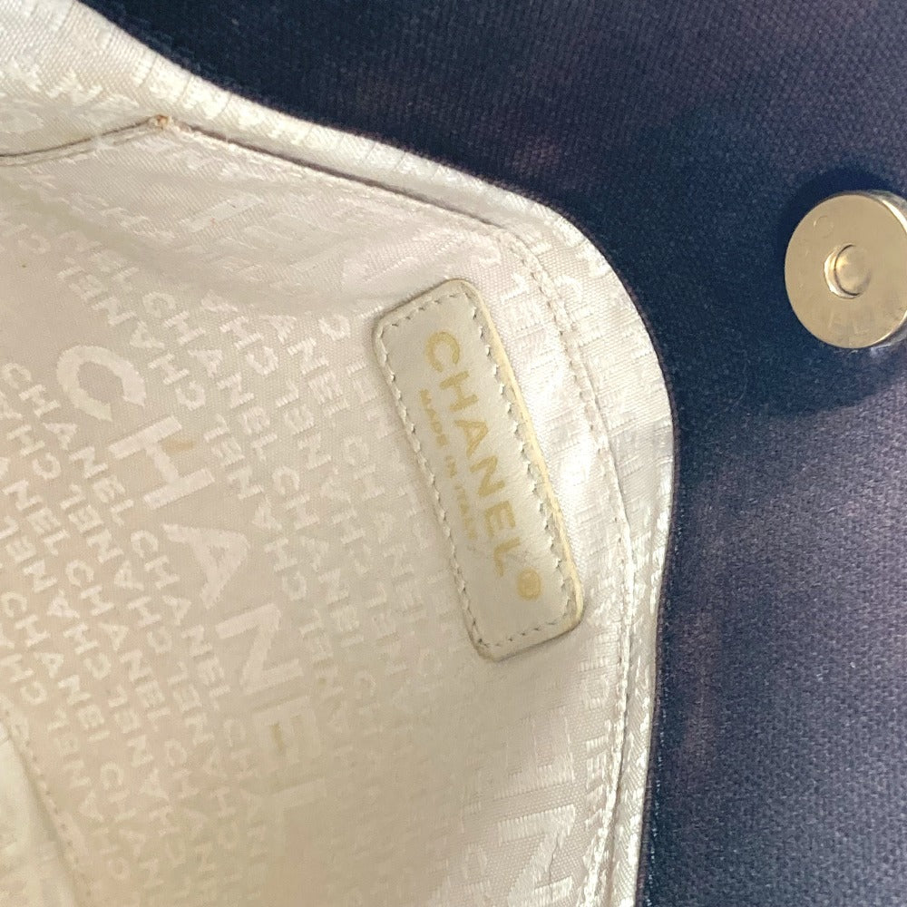 CHANEL チョコバー CC ココマーク カバン トートバッグ ハンドバッグ キャンバス レディース ブラック - brandshop-reference