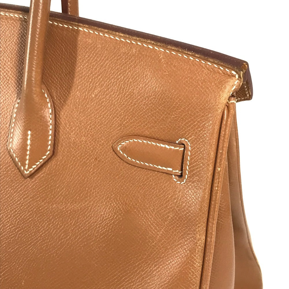 HERMES トートバッグ バーキン35 カバン  ハンドバッグ レザー ユニセックス ゴールド - brandshop-reference