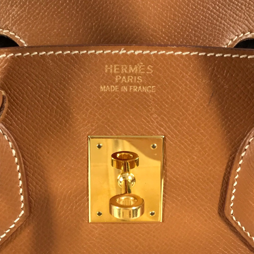 HERMES トートバッグ バーキン35 カバン  ハンドバッグ レザー ユニセックス ゴールド - brandshop-reference