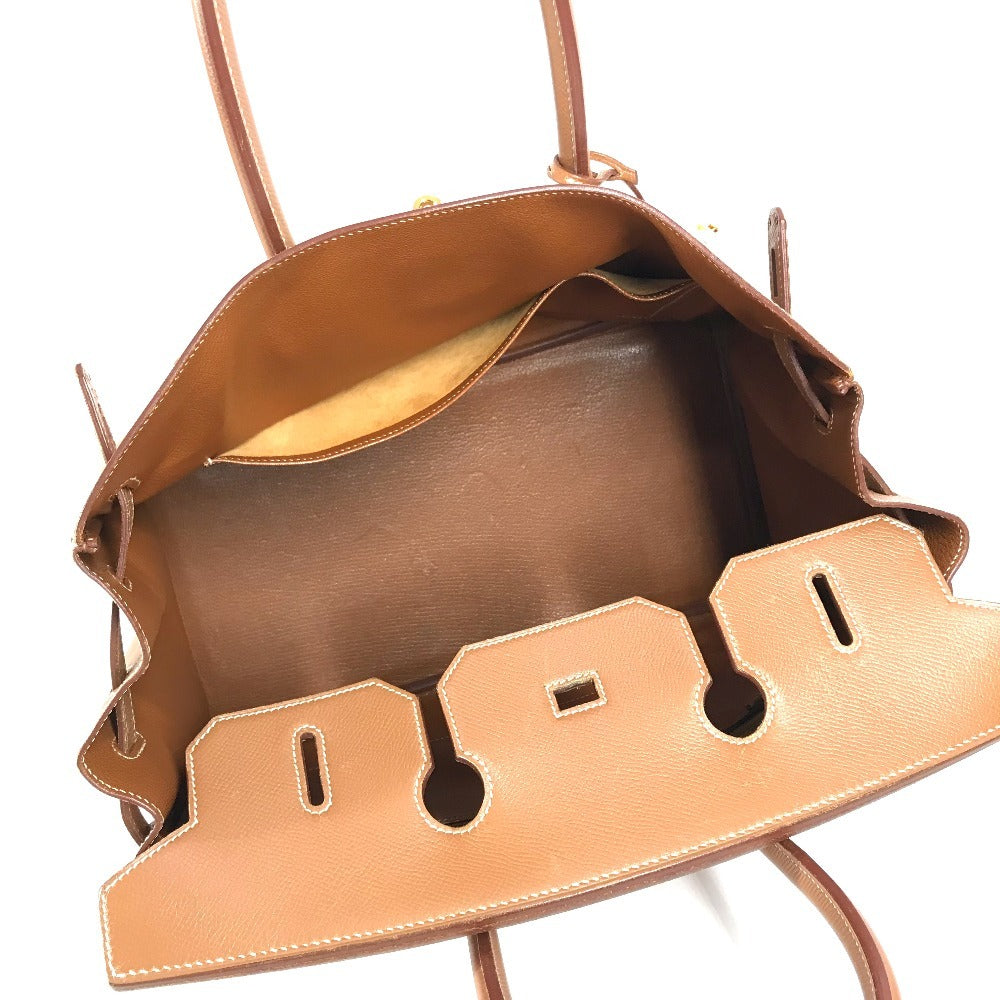 HERMES トートバッグ バーキン35 カバン  ハンドバッグ レザー ユニセックス ゴールド - brandshop-reference