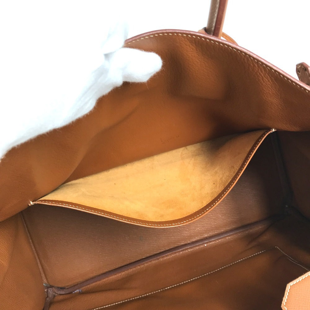 HERMES トートバッグ バーキン35 カバン  ハンドバッグ レザー ユニセックス ゴールド - brandshop-reference
