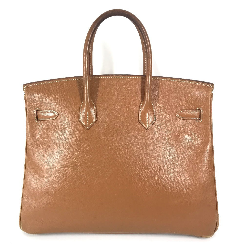 HERMES トートバッグ バーキン35 カバン  ハンドバッグ レザー ユニセックス ゴールド - brandshop-reference