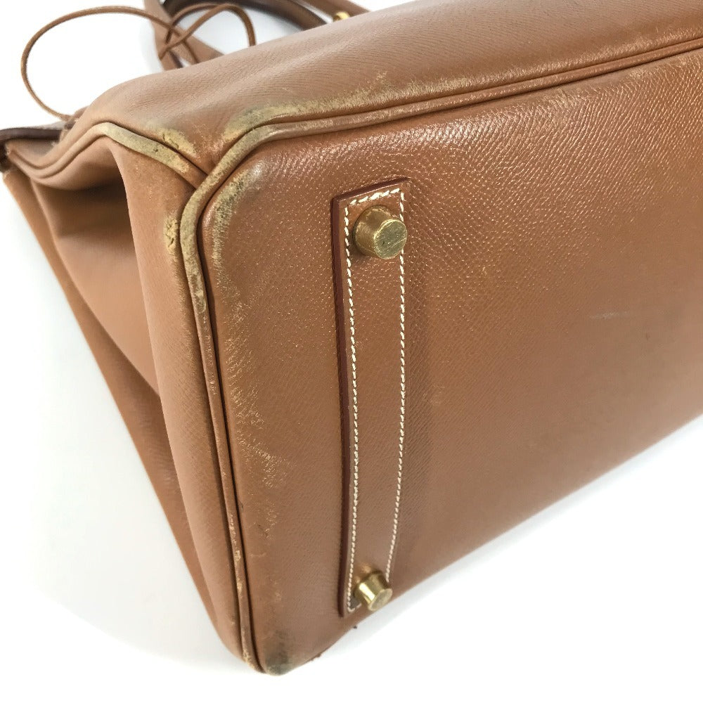 HERMES トートバッグ バーキン35 カバン  ハンドバッグ レザー ユニセックス ゴールド - brandshop-reference