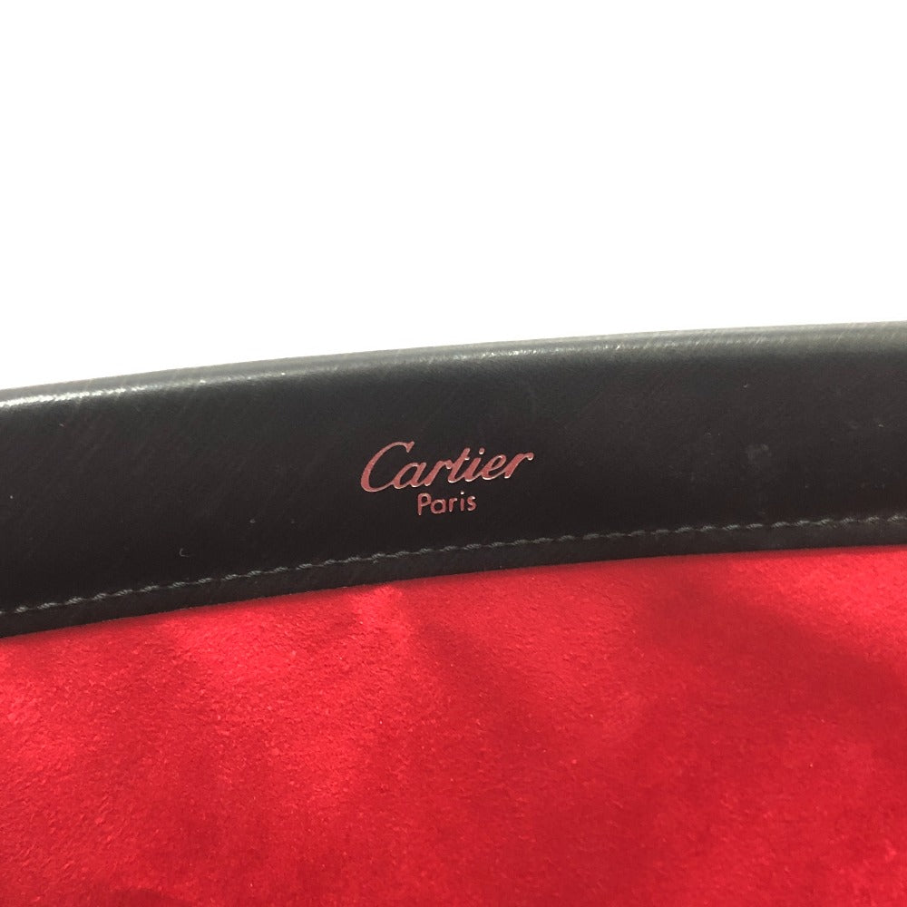 CARTIER トリニティ ハンドバック カバン ハンド ハンドバッグ レザー レディース ブラック - brandshop-reference