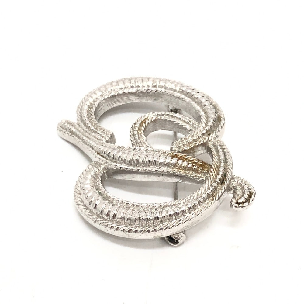 Dior ロゴ CD ブローチ ピン アクセサリー ブローチ メタル レディース シルバー - brandshop-reference