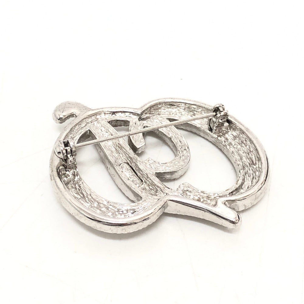 Dior ロゴ CD ブローチ ピン アクセサリー ブローチ メタル レディース シルバー - brandshop-reference