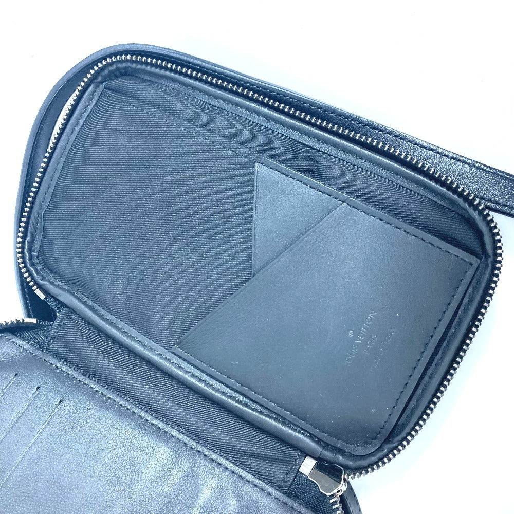 LOUIS VUITTON M69534  モノグラムエクリプス  ダブルフォンポーチ ポシェット カバン 斜め掛け ショルダーバッグ モノグラムエクリプスキャンバス ユニセックス ブラック - brandshop-reference