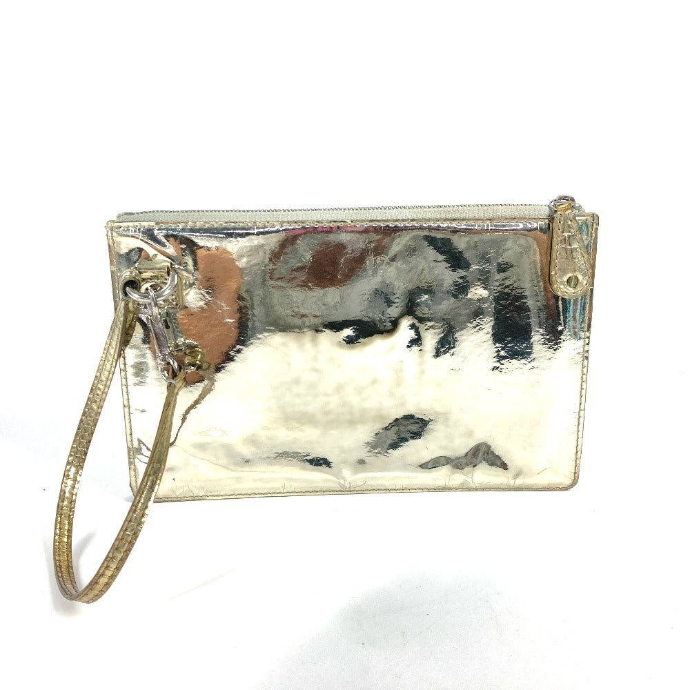 LOUIS VUITTON M95278  モノグラムミロワール  ポシェット プラット ポーチ ハンドバッグ クラッチバッグ 2WAYバッグ セカンドバッグ レザー ユニセックス ゴールド - brandshop-reference