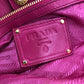 PRADA ロゴ ビジュー ハンドバック バック カバン  ハンドバッグ ナイロン レディース ピンク - brandshop-reference