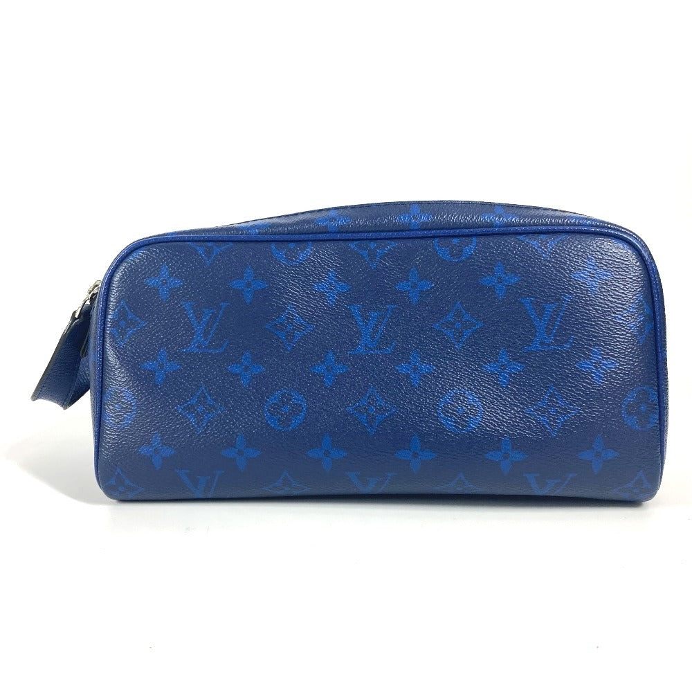 LOUIS VUITTON  M30849 タイガラマ ドップ・キット ポーチ ハンドバッグ クラッチバッグ セカンドバッグ タイガレザー ユニセックス ブルー - brandshop-reference